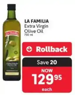 Makro LA FAMILIA Extra Virgin Olive Oil offer
