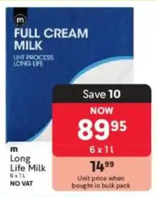 Makro m Long Life Milk offer