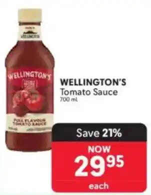 Makro WELLINGTON'S Tomato Sauce offer