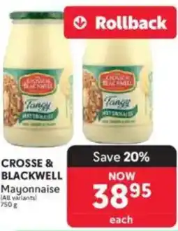 Makro CROSSE & BLACKWELL Mayonnaise offer