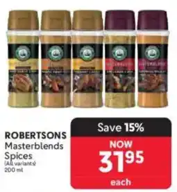 Makro ROBERTSONS Masterblends Spices offer