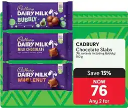 Makro CADBURY Chocolate Slabs offer