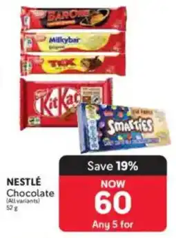 Makro NESTLÉ Chocolate offer