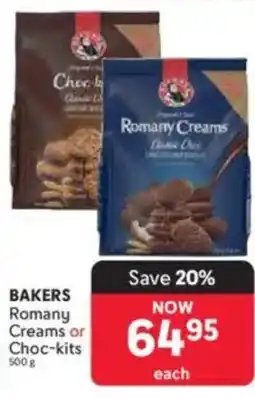 Makro BAKERS Romany Creams or Choc-kits offer