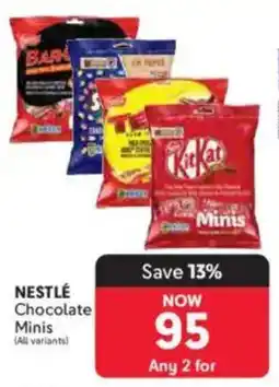 Makro NESTLÉ Chocolate Minis offer