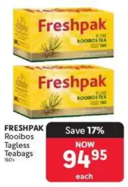Makro FRESHPAK Rooibos Tagless Teabags offer