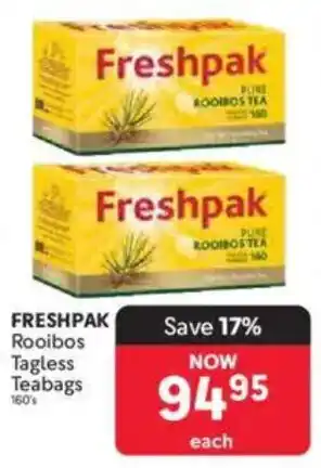 Makro FRESHPAK Rooibos Tagless Teabags offer