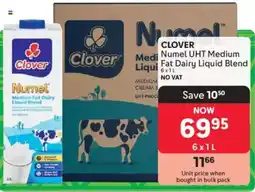Makro CLOVER Numel UHT Medium Fat Dairy Liquid Blend offer