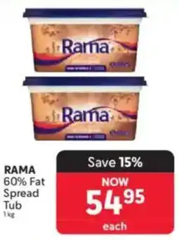 Makro RAMA 60% Fat Spread Tub offer