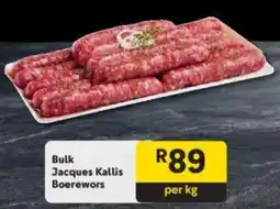 Makro Bulk Jacques Kallis Boerewors offer