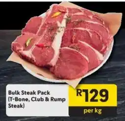 Makro Bulk Steak Pack T-Bone, Club & Rump Steak offer