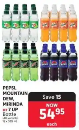 Makro PEPSI, MOUNTAIN DEW, MIRINDA or 7 UP Bottle offer