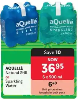 Makro AQUELLÉ Natural Still or Sparkling Water offer