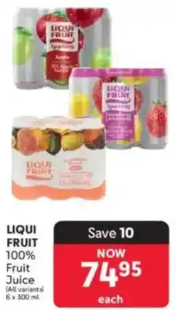 Makro LIQUI FRUIT 100% Fruit Juice offer