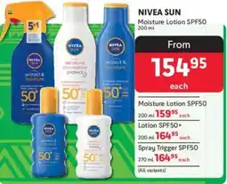 Makro NIVEA SUN Moisture Lotion SPF50 offer