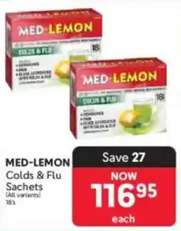 Makro MED-LEMON Colds & Flu Sachets offer