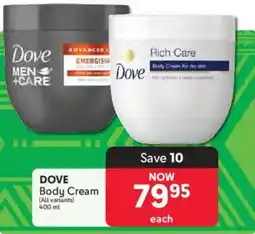 Makro DOVE Body Cream offer