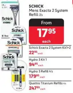 Makro SCHICK Mens Exacta 2 System Refill offer