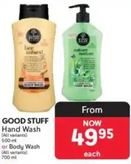 Makro GOOD STUFF Hand Wash or Body Wash offer