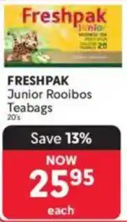 Makro FRESHPAK Junior Rooibos Teabags offer