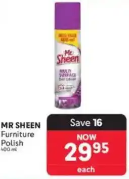 Makro MR SHEEN Furniture Polish offer