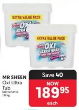Makro MR SHEEN Oxi Ultra Tub offer