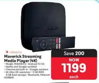 Makro Mediabox Maverick Streaming Media Player 4K offer