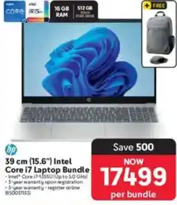 Makro HP 39 cm 15.6" Intel Core i7 Laptop Bundle offer
