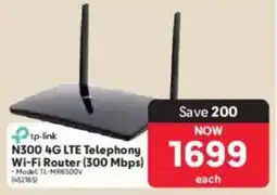 Makro Tp-link N300 4G LTE Telephony Wi-Fi Router offer