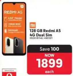 Makro Redmi A5 4G 128GB Dual Sim offer