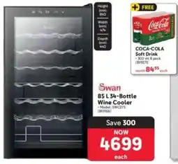 Makro Swan 34-Bottle Wine Cooler offer