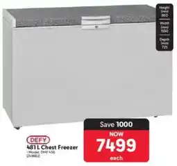 Makro DEFY Chest Freezer offer