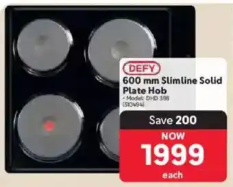 Makro DEFY Slimline Solid Plate Hob offer
