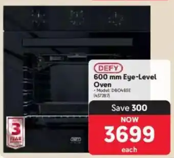 Makro DEFY Eye-Level Oven offer