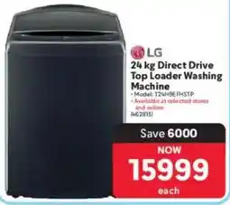 Makro LG Direct Drive Top Loader Washing Machine offer