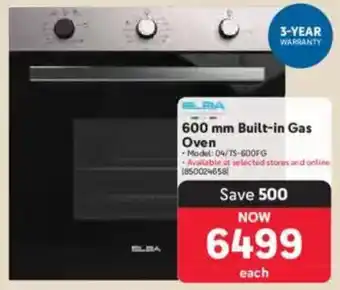 Makro ELBA Built-in Gas Oven offer