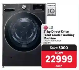 Makro LG Direct Drive Front Loader Washing Machine offer