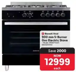 Makro Bennett Read 5-Burner Gas Electric Stove offer