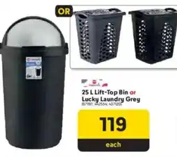 Makro Lift-Top Bin or Lucky Laundry Grey offer