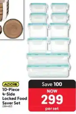 Makro ADDIS 4-Side Locked Food Saver Set offer