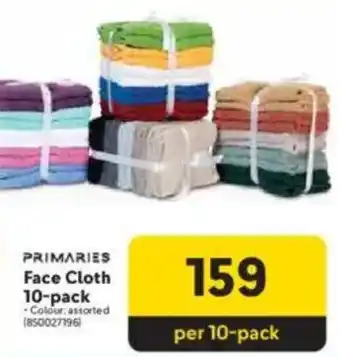Makro PRIMARIES Face Cloth offer