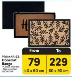 Makro PRIMARIES Doormat Range offer