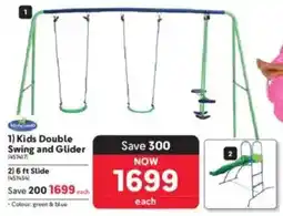Makro Bounce King Kids Double Swing and Glider offer