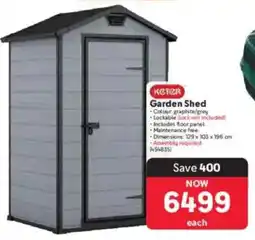 Makro KETER Garden Shed offer