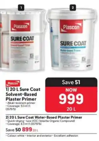 Makro Plascon Sure Coat Solvent-Based Plaster Primer offer