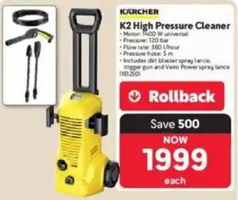 Makro KARCHER K2 High Pressure Cleaner offer