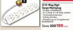 Makro Powerworx 12-Way High Surge Multiplug offer