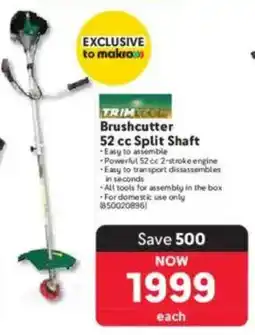 Makro TRIMTECH Brushcutter 52 cc Split Shaft offer