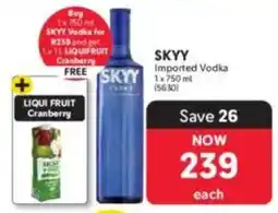 Makro SKYY Imported Vodka offer