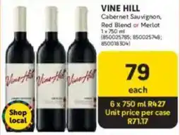 Makro VINE HILL Cabernet Sauvignon, Red Blend or Merlot offer